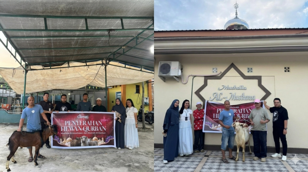 Dua Ekor Kambing dan Senyum Idul Adha di Sekitar Citimall Dumai