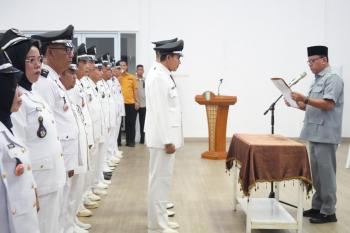 Sebanyak 62 Pj Kades Dilantik. Ini Pesan Bupati Kuansing