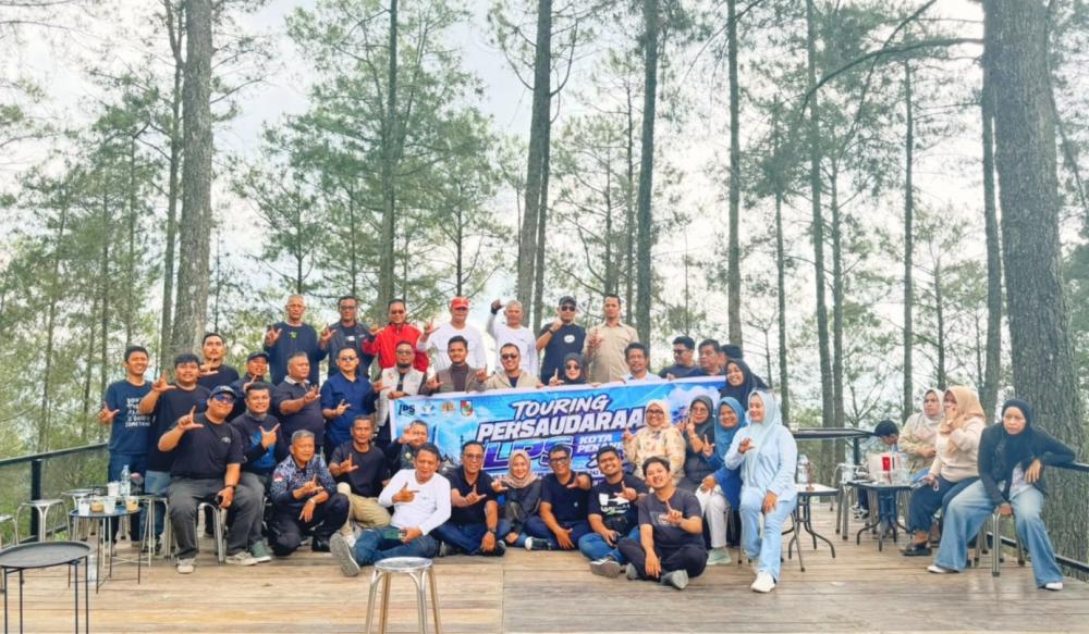 HUT Ke-1 LPS Kota Pekanbaru, Gelar Touring Kebersamaan Berkomitmen Peduli Lingkungan 