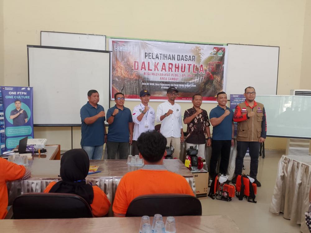 PTPN IV-BPBD Riau Kolaborasi Wujudkan Desa Mandiri Peduli Gambut