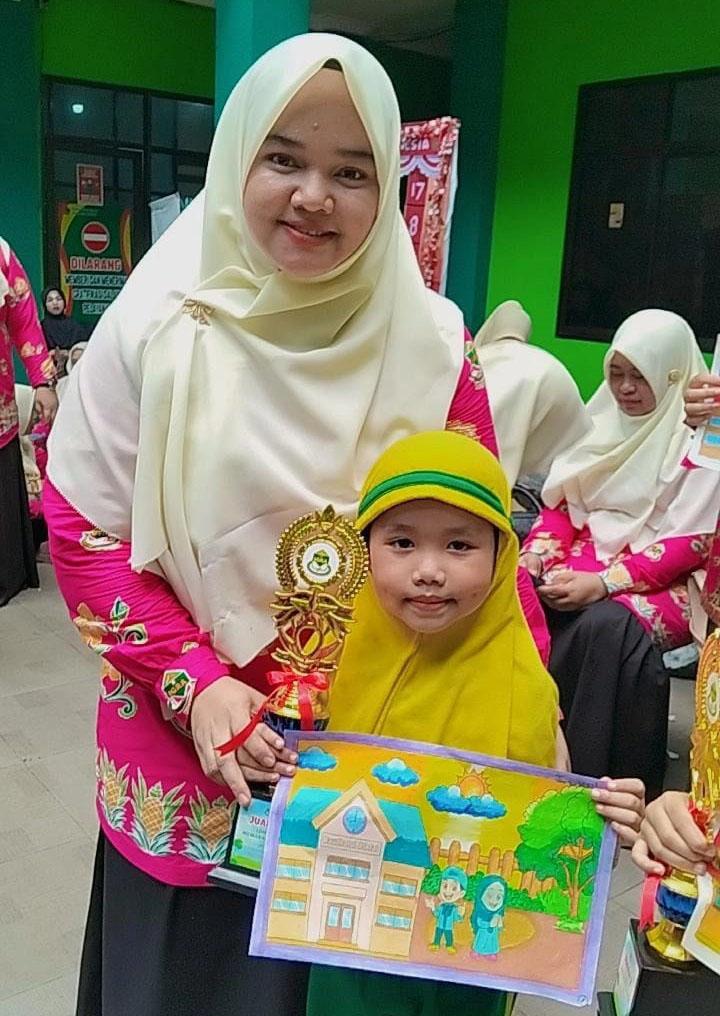 Murid RA Nursyahira Raih Juara 1 Lomba Mewarnai Tingkat Kabupaten Kampar