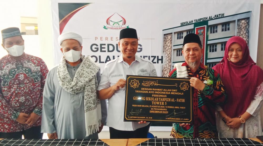 gedung-sekolah-al-fatih-diresmikan-wawako--jangan-ragu-ajak-anak-kita-sekolah-tahfidz