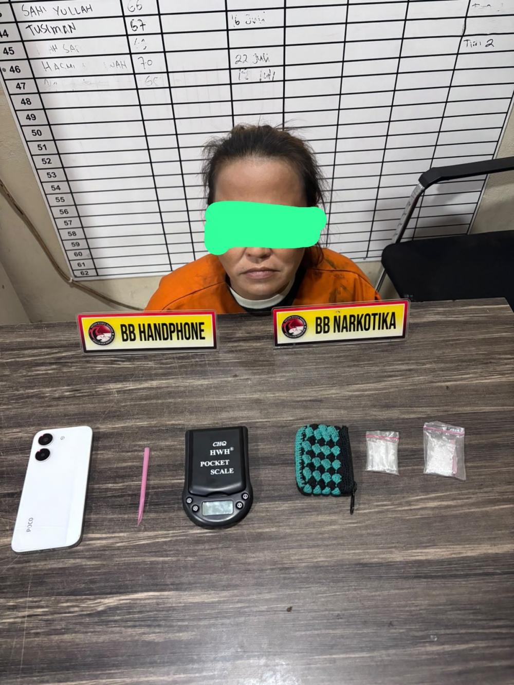 Satresnarkoba Polres Inhil Ungkap Dugaan Peredaran Sabu, Seorang Perempuan Diamankan