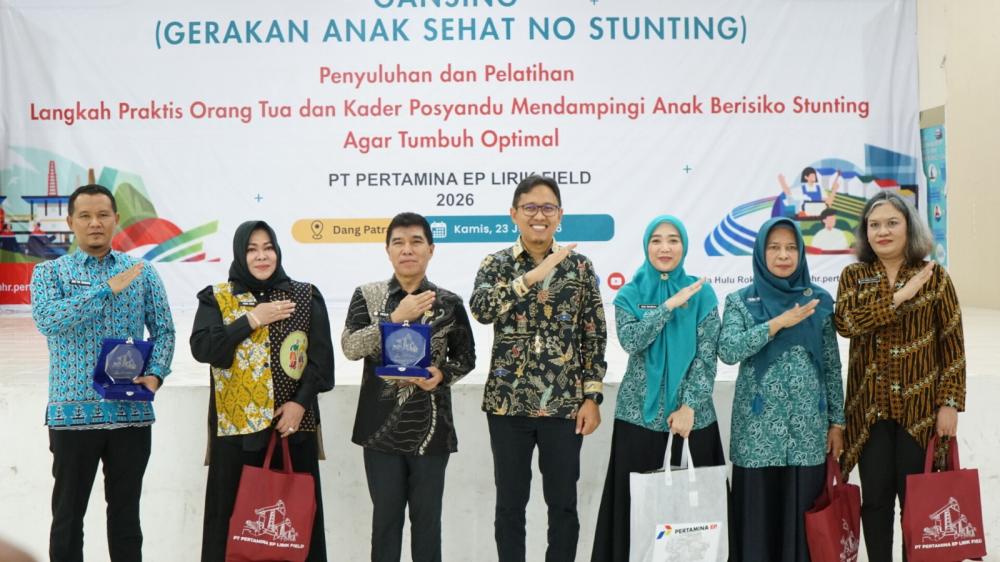 GANSING Lawan Stunting : 41,2 Persen Anak Lulus Stunting Bersama Pertamina EP Lirik