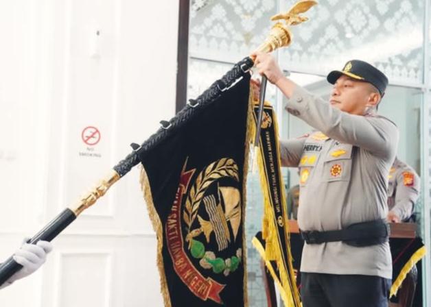 Pataka Polda Riau Kembali ke Bumi Lancang Kuning, Bawa Nugraha Sakanti dari Presiden