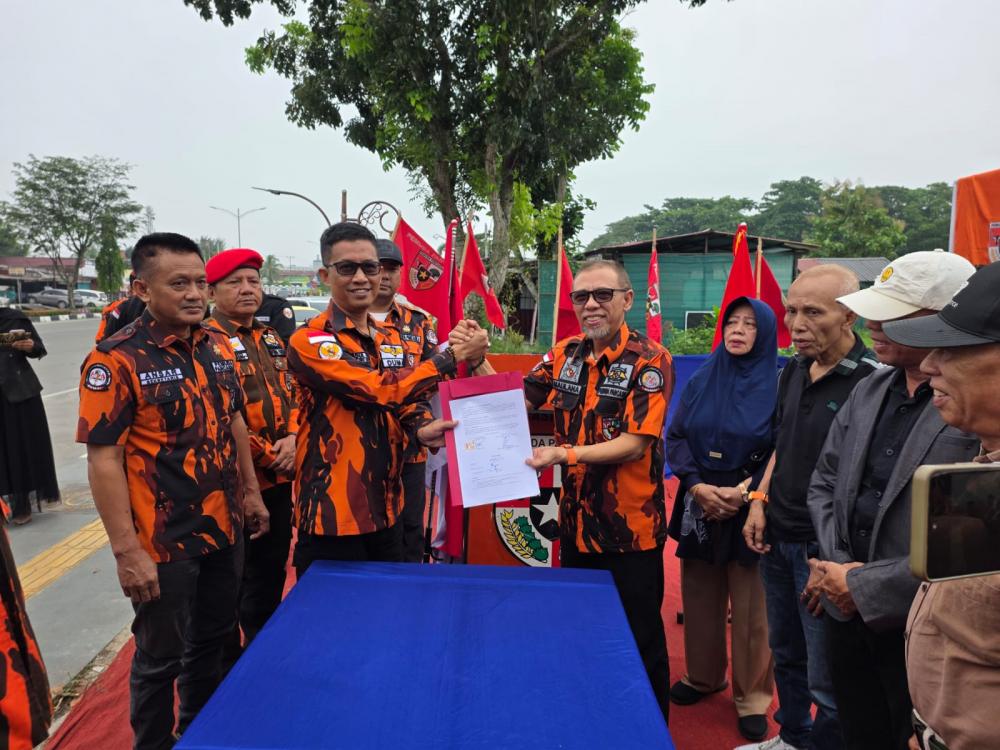 Hibah Lahan, Pemuda Pancasila Dumai Siap Bangun Sekretariat