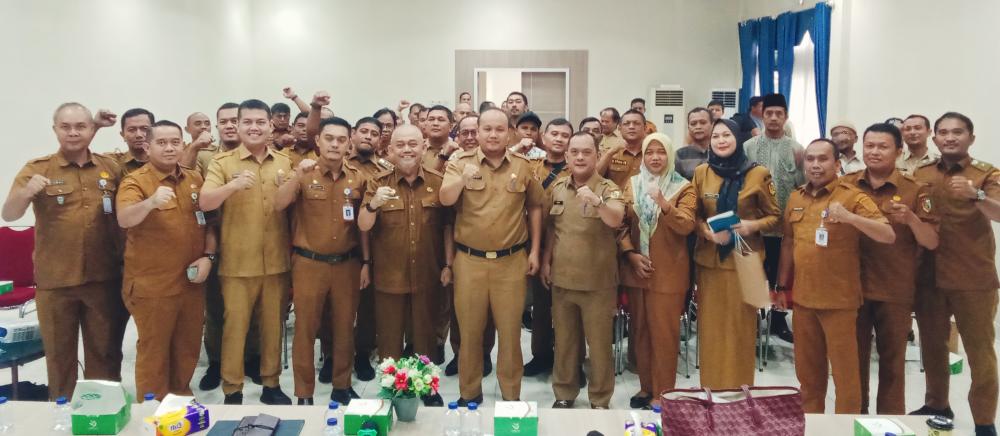 Sosialisasi Bebas Pungli dari Inspektorat Pekanbaru, Ini Komitmen Camat Payung Sekaki