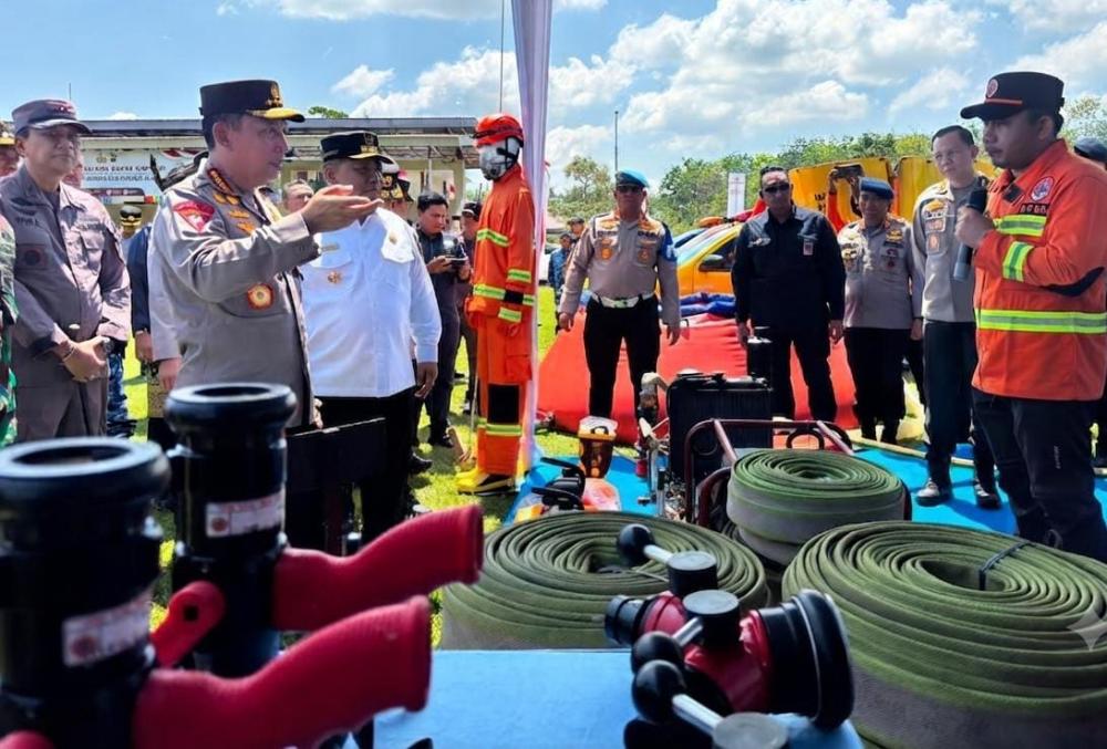 Kapolri Apresiasi Sinergi Stakeholder, PTPN IV PalmCo Andalkan Peralatan dan AI Cegah Karhutla