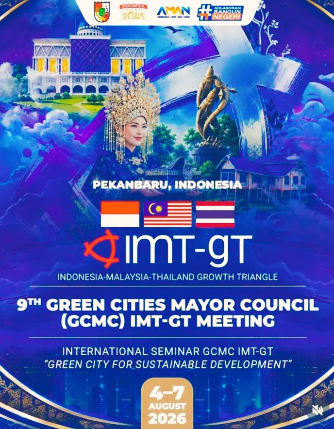 Pekanbaru Bersiap Sambut Delegasi Tiga Negara Dalam Pertemuan 9th IMT-GT GCMC Meeting 2026
