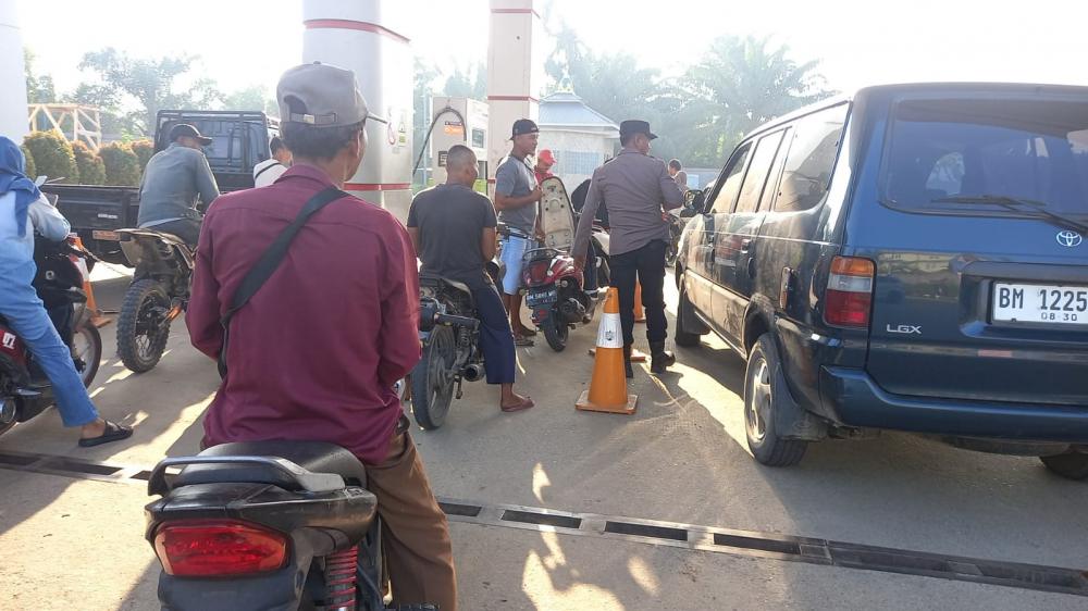 Polisi Sisir SPBU. Kapolres Kuansing: Awasi potensi penyalahgunaan