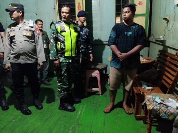 Kompak! TNI, Polri, dan Camat Bangko Turun Langsung Pastikan Wilayah Aman