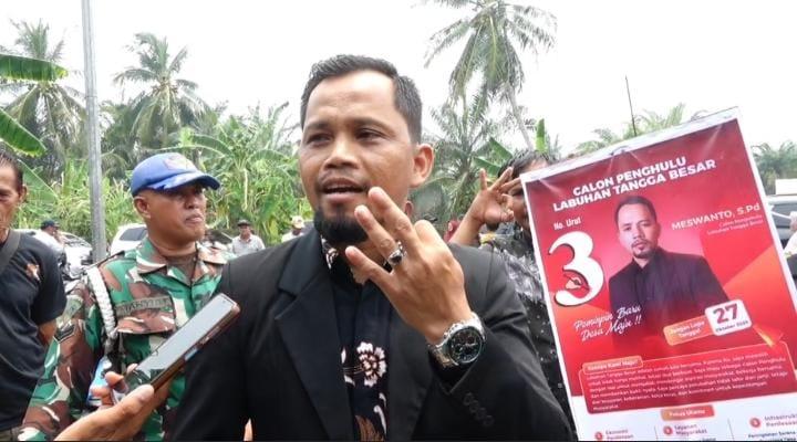Calon Penghulu Meswanto Dapat Nomor Urut 3, Usung Kemajuan Labuhan Tangga Besar