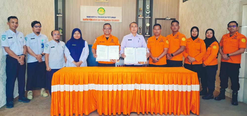 Basarnas Pekanbaru dan BMKG Perkuat Sinergi, Tingkatkan Efektivitas Operasi SAR