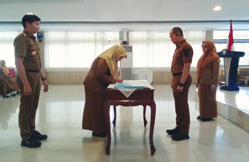 Sertijab 39 Pejabat Eselon IV Pemko Pekanbaru, Tekankan Profesionalisme Kerja