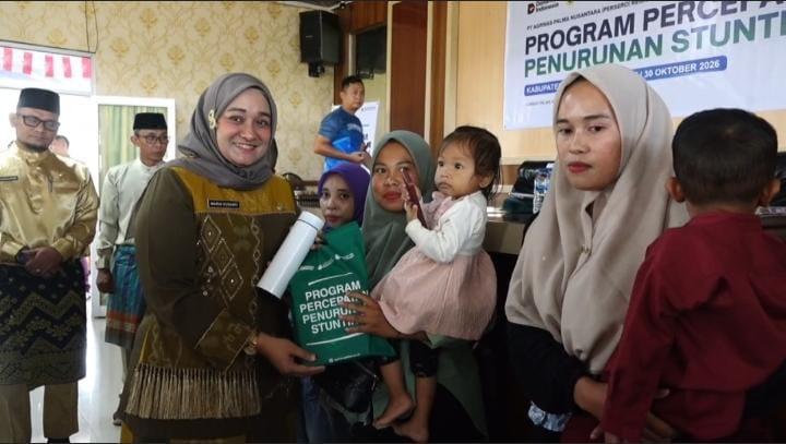 Dinas Kesehatan Rohil Terima Bantuan Gizi Untuk Percepatan Penurunan Stunting