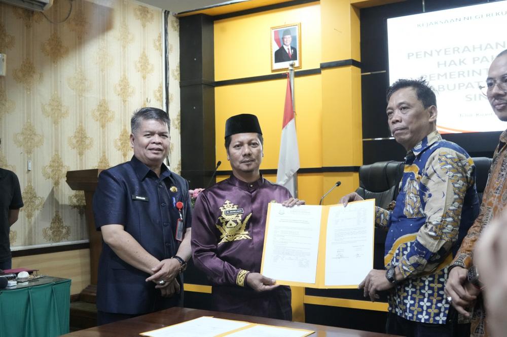 Selamatkan Aset dan Pulihkan Keuangan Negara Rp74,9 M, Pemkab Apresiasi Kejari Kuansing