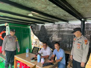 Polsek Kateman Cek Ketersediaan dan Distribusi BBM, Stok Dipastikan Aman