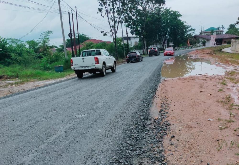Benahi Infrastruktur di Kawasan Bangkinang, Pemda Kampar Lakukan Perawatan dan Perbaikan Jalan 