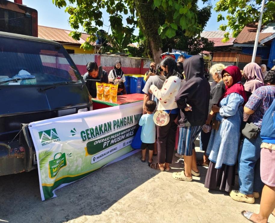 2 Jam,  Migor Subsidi PT Musim Mas Ludes Terjual di Pasar Murah Pemkab