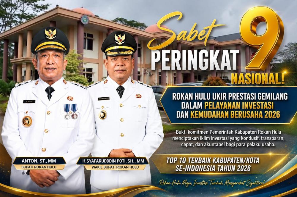 Rohul Raih Peringkat 9 Nasional Kemudahan Berusaha, Cetak Sejarah Baru!