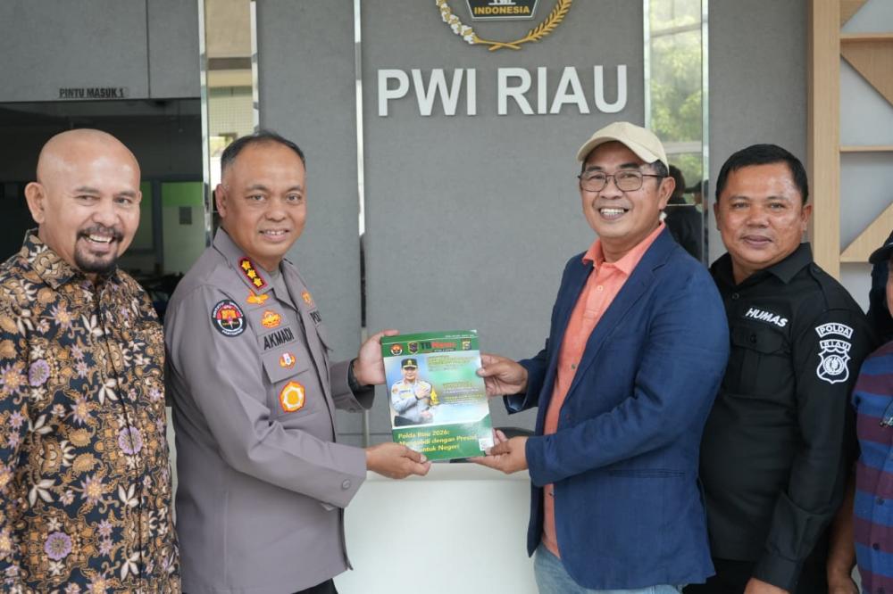 Kabid Humas Polda Silaturahmi ke PWI, Perkuat Sinergitas Penyampaian Informasi kepada Masyarakat