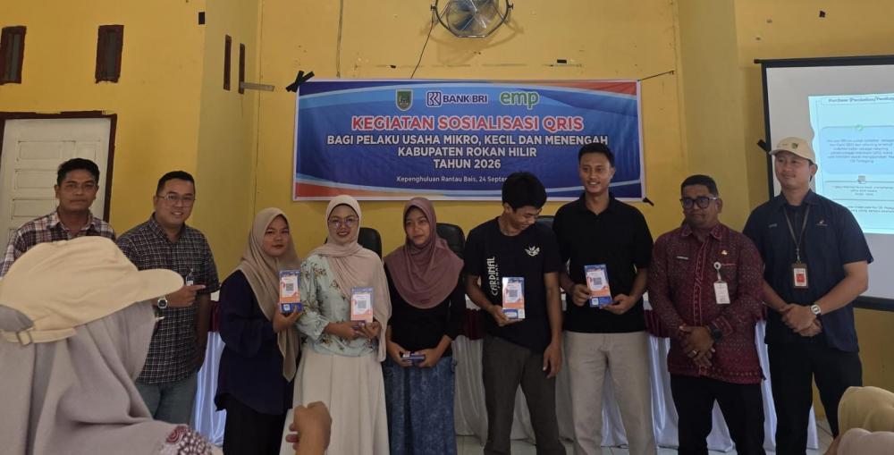 PT EMP Energi Gandewa Dorong UMKM Rantau Bais Go Digital Lewat Sosialisasi QRIS