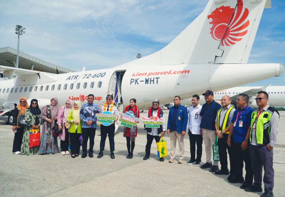 Rute Internasional Bandara SSK II, Kini Pekanbaru - Melaka Resmi Terhubung
