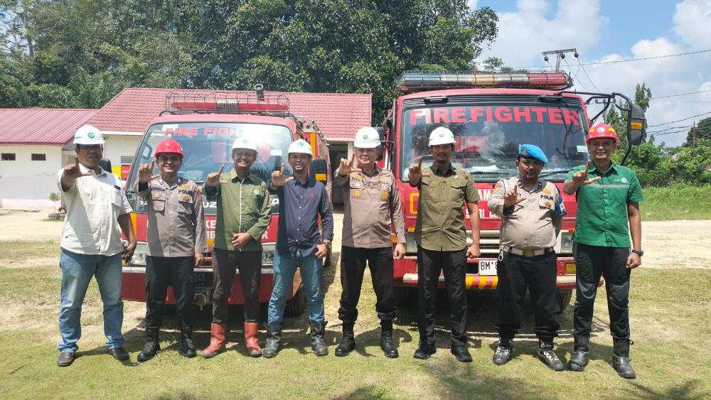 Bersama Polsek Kerumutan, PT SLS Pastikan Kesiapan Maksimal Cegah Karhutla