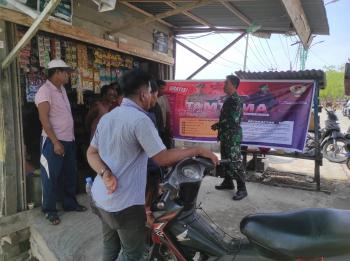 Ayo Jadi Prajurit TNI AD! Babinsa Koramil 01/Bangko Sosialisasi Rekrutmen Bintara dan Tamtama Gel II