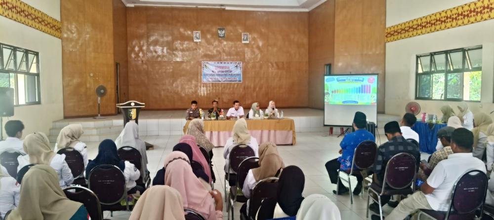 Camat Buka Lokakarya Mini Lintas Sektor UPTD Puskesmas Gunung Toar