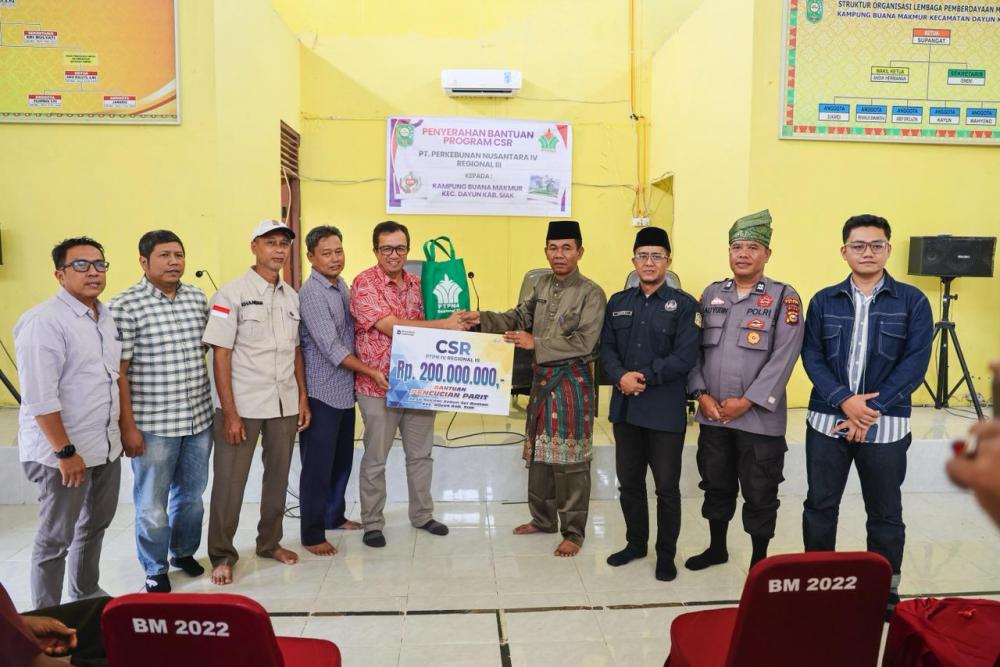 ptpn-iv-palmco-bantu-atasi-persoalan-banjir-empat-desa-di-siak