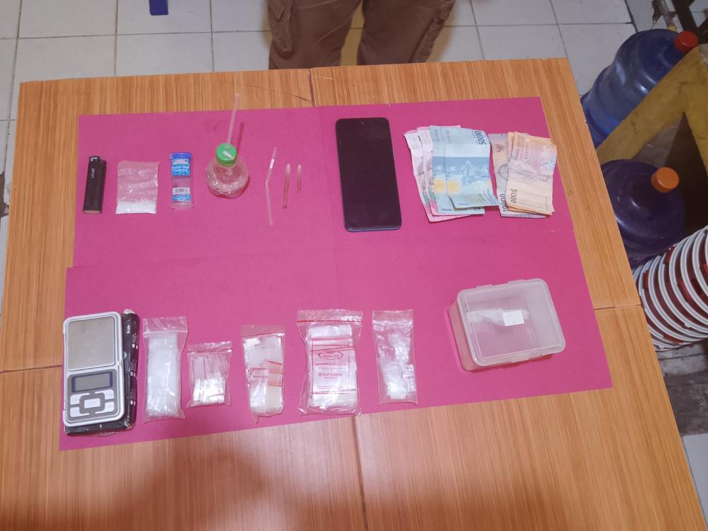 Berantas Narkotika, Polsek Kunto Darussalam Amankan Seorang Pengedar dengan BB 2,16 Gram Sabu