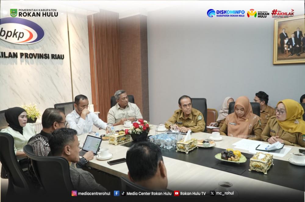 Sinergikan Tata Kelola Aset dan Pinjaman Daerah, Pemkab dan DPRD Rohul Berkonsultasi ke BPKP Riau